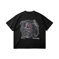 RAVENBORN - HEM T-SHIRT - SNOW WASH BLACK