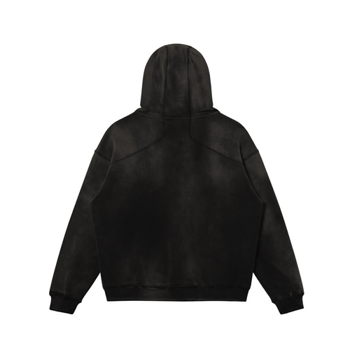 【EGONLAB】DRAGON SUNFADE BLACK HOODIE AW24 ALL SOULED OUT - SUN FADED HOODIE - SMOKY BLACK – DEAD ZONE