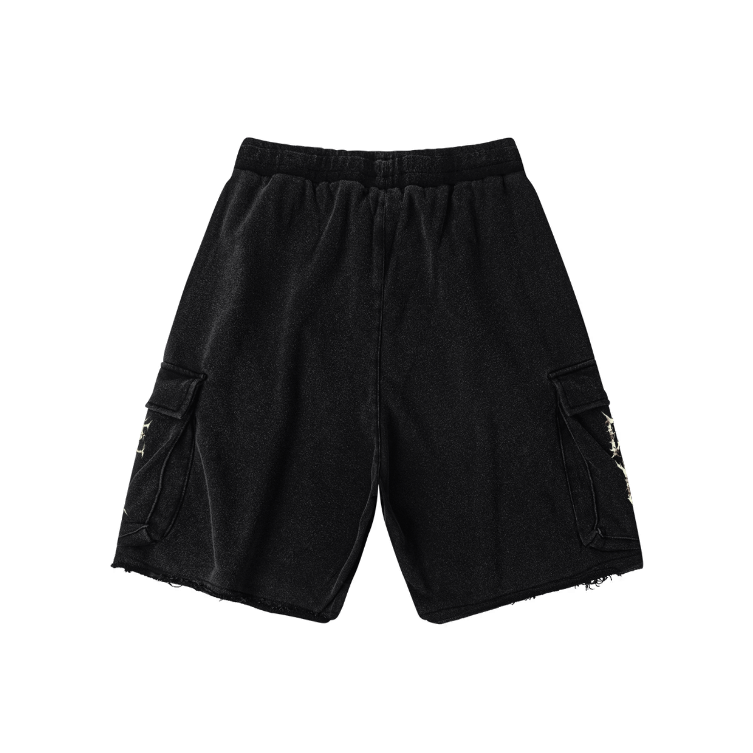DEATH METAL - CARGO SHORTS - SNOW WASH