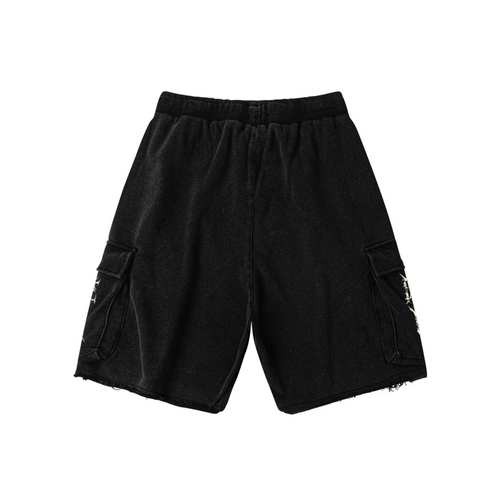 DEATH METAL - CARGO SHORTS - SNOW WASH – DEAD ZONE POPSTAR