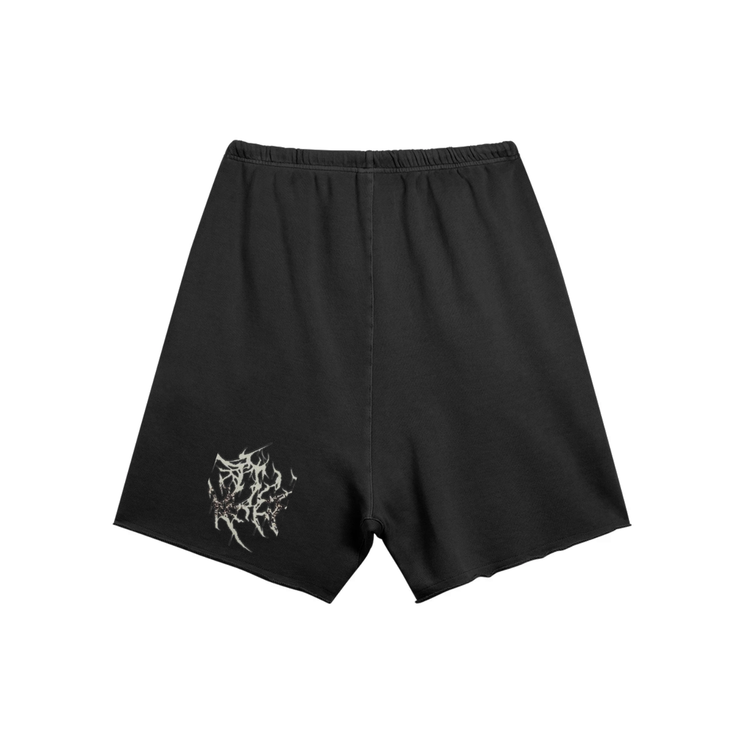 SMOKE METAL ZONE - HEM SHORTS - FADED BLACK