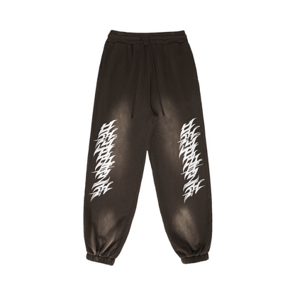 VISIONS DEAD - BAGGY SWEATS - BROWN