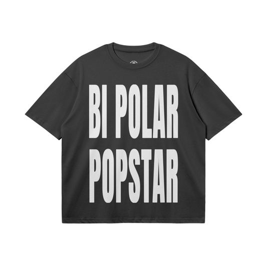 BI POLAR POPSTAR - T-SHIRT - BLACK