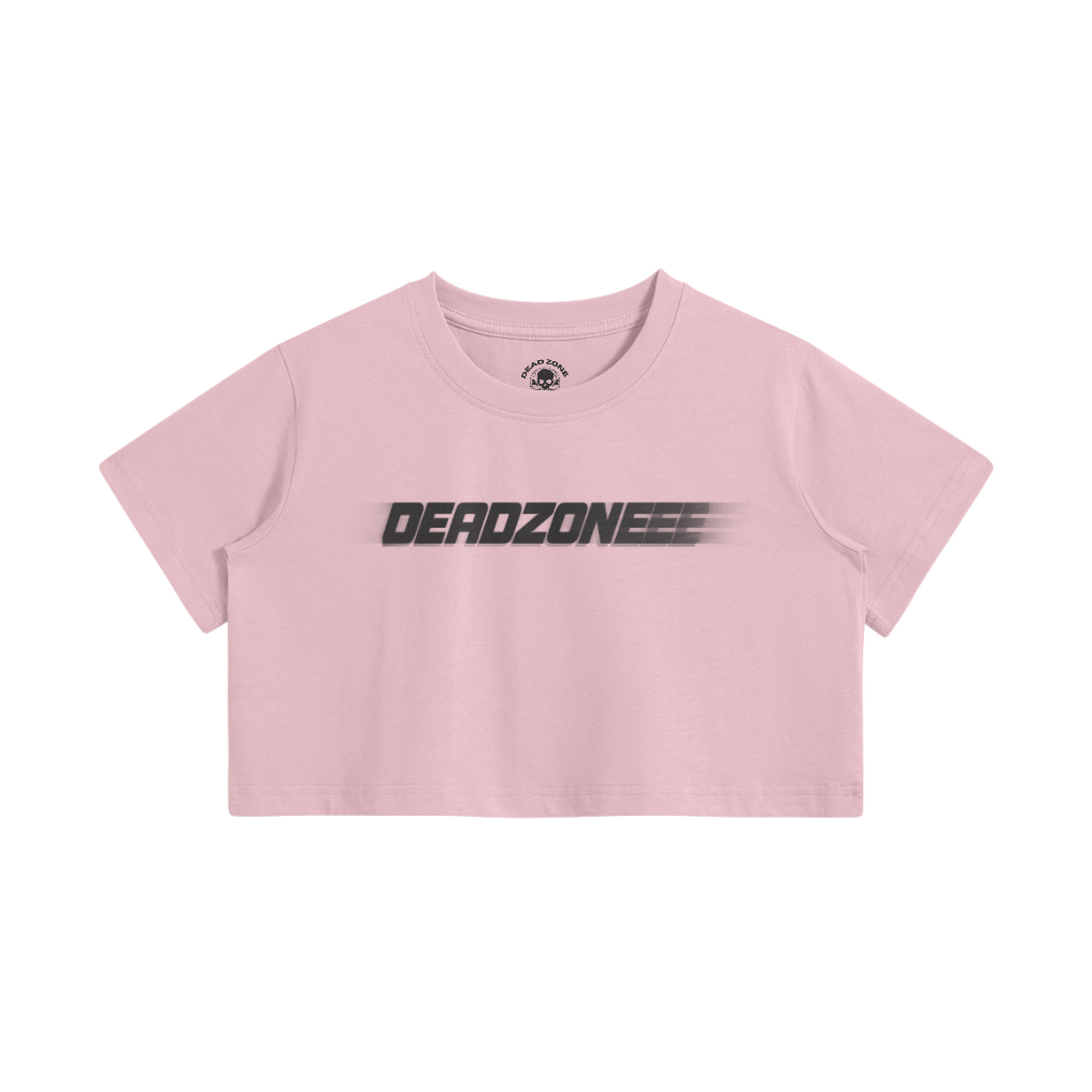 SPEED - CROP TOP - WHITE, PINK & LAVENDER