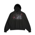 DEAD - RIPPED HOODIE - BLACK