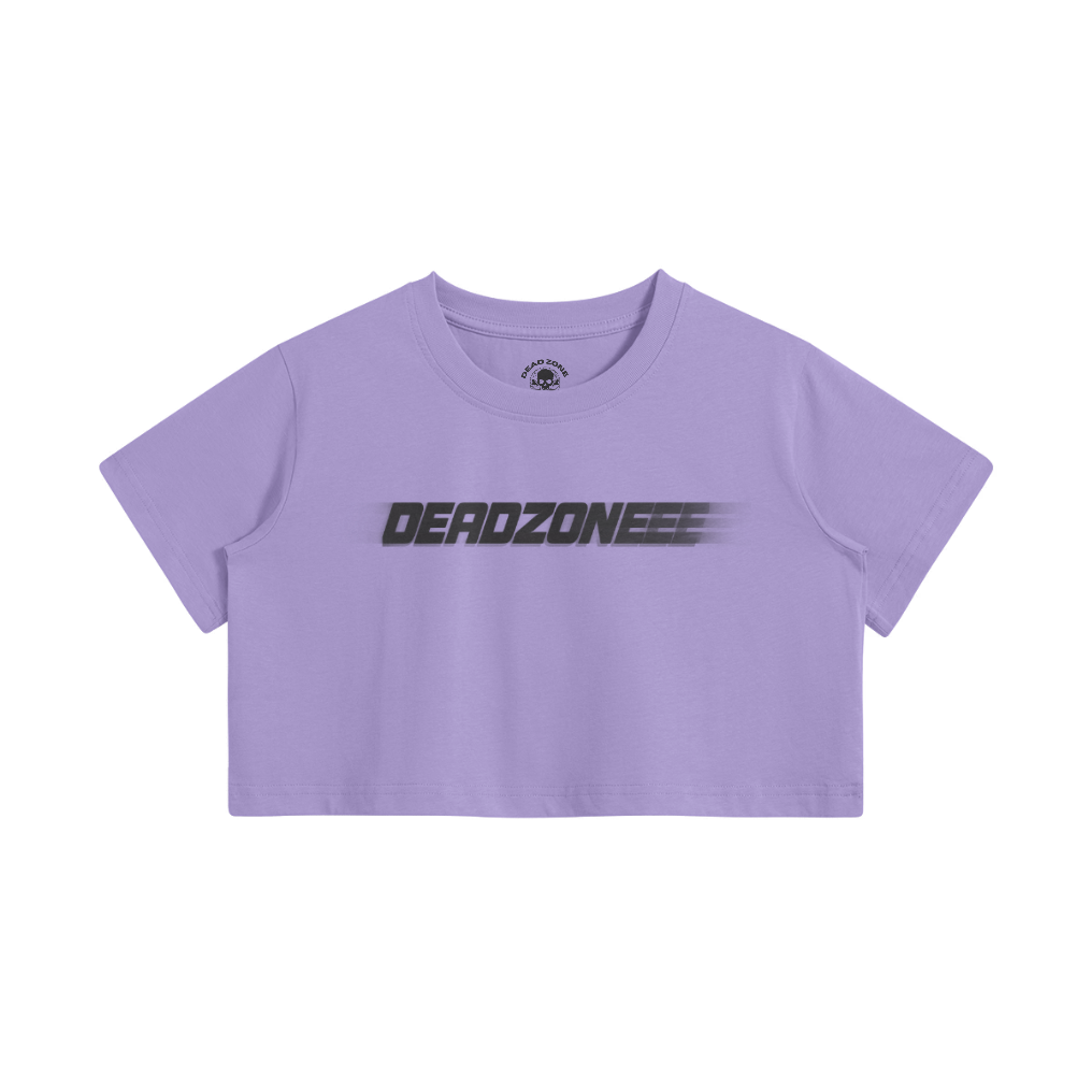 SPEED - CROP TOP - WHITE, PINK & LAVENDER