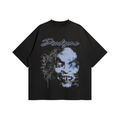 GRUNGE DEMON - SUN FADED T-SHIRT - BLACK