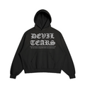 DEVIL TEARS - RIPPED HOODIE - BLACK